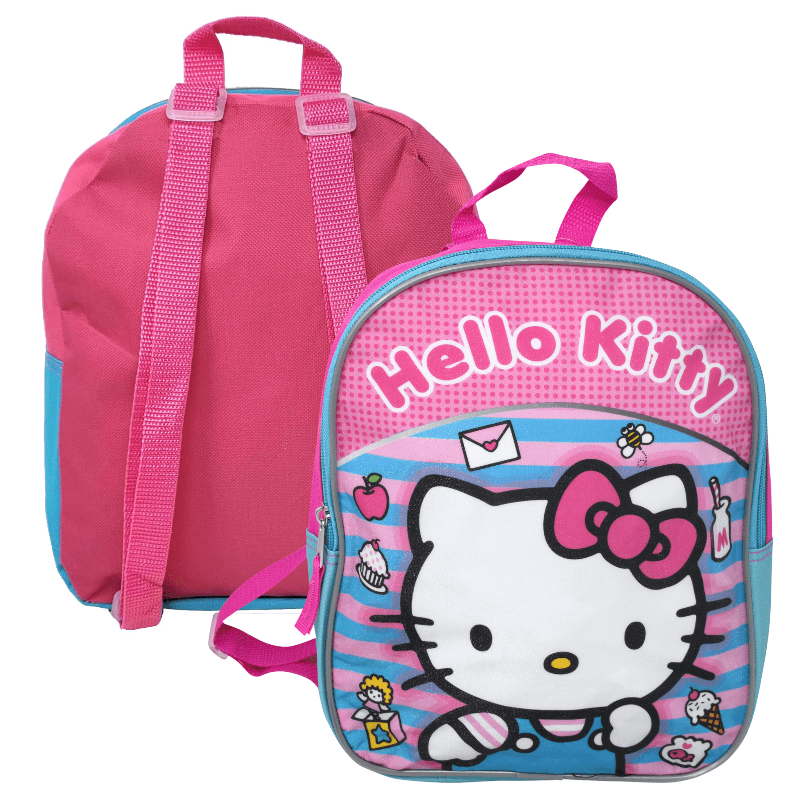 Hello Kitty 2pc Mini Backpack and Lunch Box Set School Bags for Girls 3 and Up