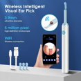 thumbnail image 2 of Ear Cleaner, Ear Wax Remover, Ear Cleaning Kit, Ear Cleaner with Camera, Lighted Otoscope, Portable Ear Wax Removal, Ear Cleaner for iOS & Android, 2 of 5