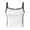 White, variant on Fgnfyis Women's Tank Tops Women's Summer Neck Sleeveless Crop Tank Color Block Slim Fit Casual Summer Tops for Women Blue L
