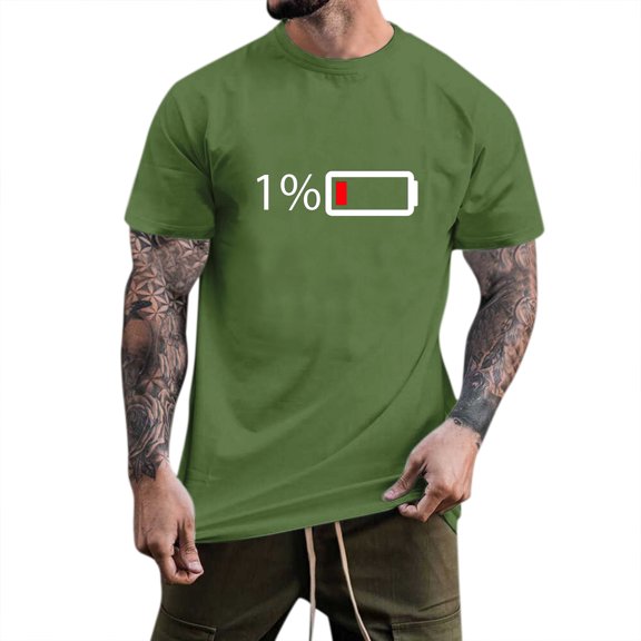 Bibifish Mens T-Shirts Letter Graphic Printed Casual Streetwear Tee Tops Crew Neck Short Sleeve Daily Tees