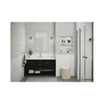 thumbnail image 2 of Hansford Collection One-Light Polished Nickel Clear Glass Coastal Bath Vanity Light, 2 of 16