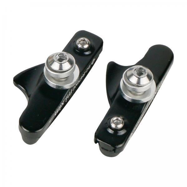 Paquete de 2-4 Pastillas de para de Carretera C Bloque de Pastillas Aluminio de 55mm Negro 2 piezas shamjiam pastillas de freno de bicicleta