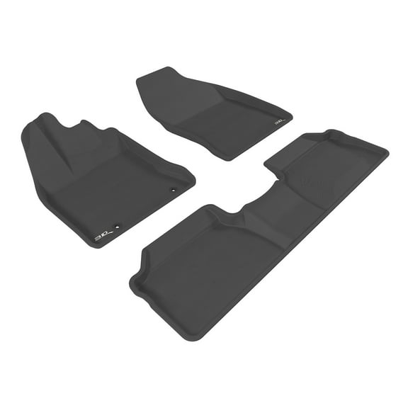 3D MAXpider Custom Fit Kagu All-Weather Floor Mat (Black) Compatible with Lexus CT Hybrid 2011-2017 - R1 R2