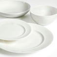 thumbnail image 6 of Gibson Elite Gracious Dining 16pc Bone China Double Bowl Dinnerware Set in White, 6 of 8