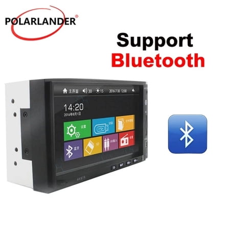 Car Radio 7" 2 DIN  Bluetooth Stereo Touch Screen AM/FM/RDS MP5 Player USB/SD/AUX Car Stereo Car Audio