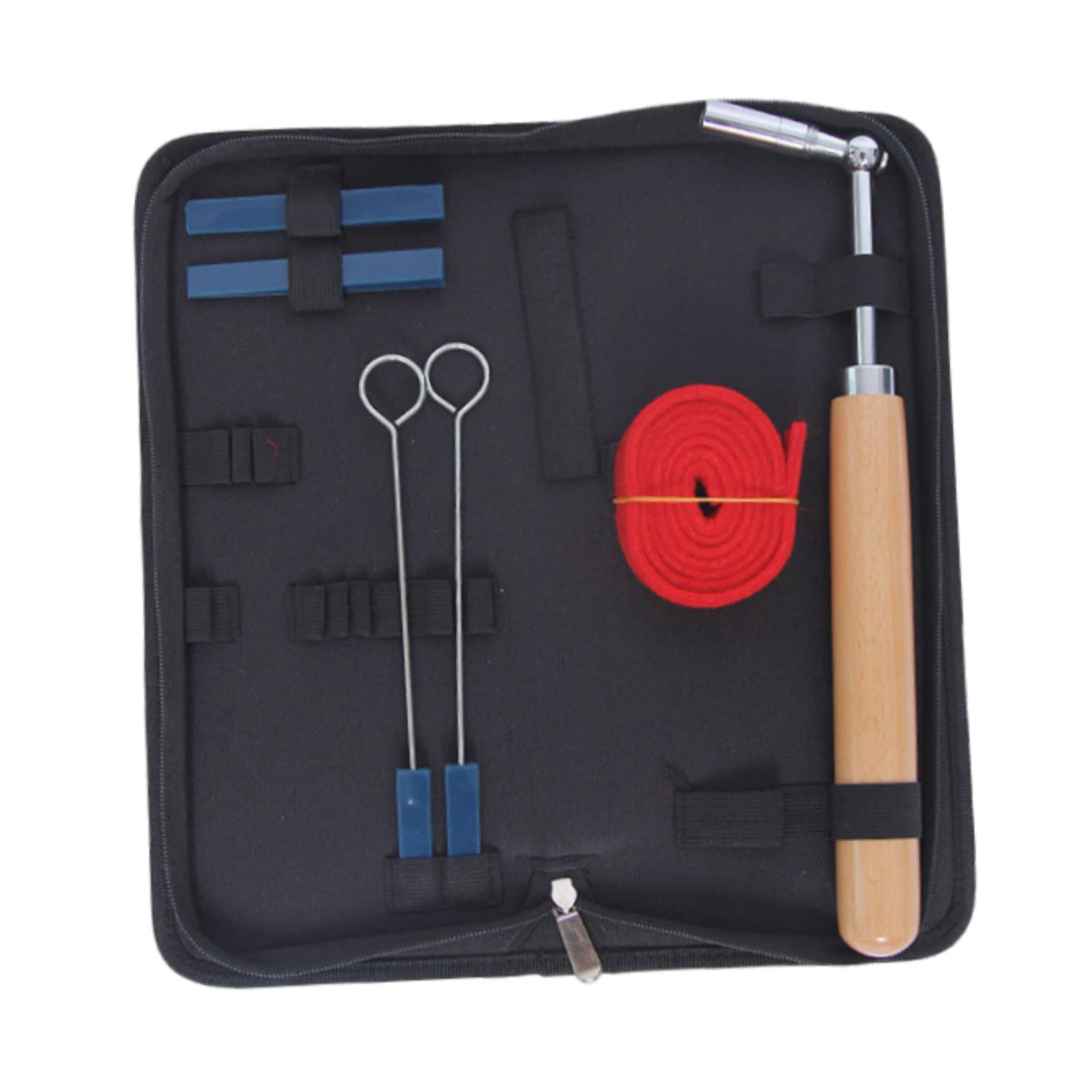 LeeQinersw 7 Pieces Piano Tuning Kit Portable Practical Piano Tuner Tools Professionals