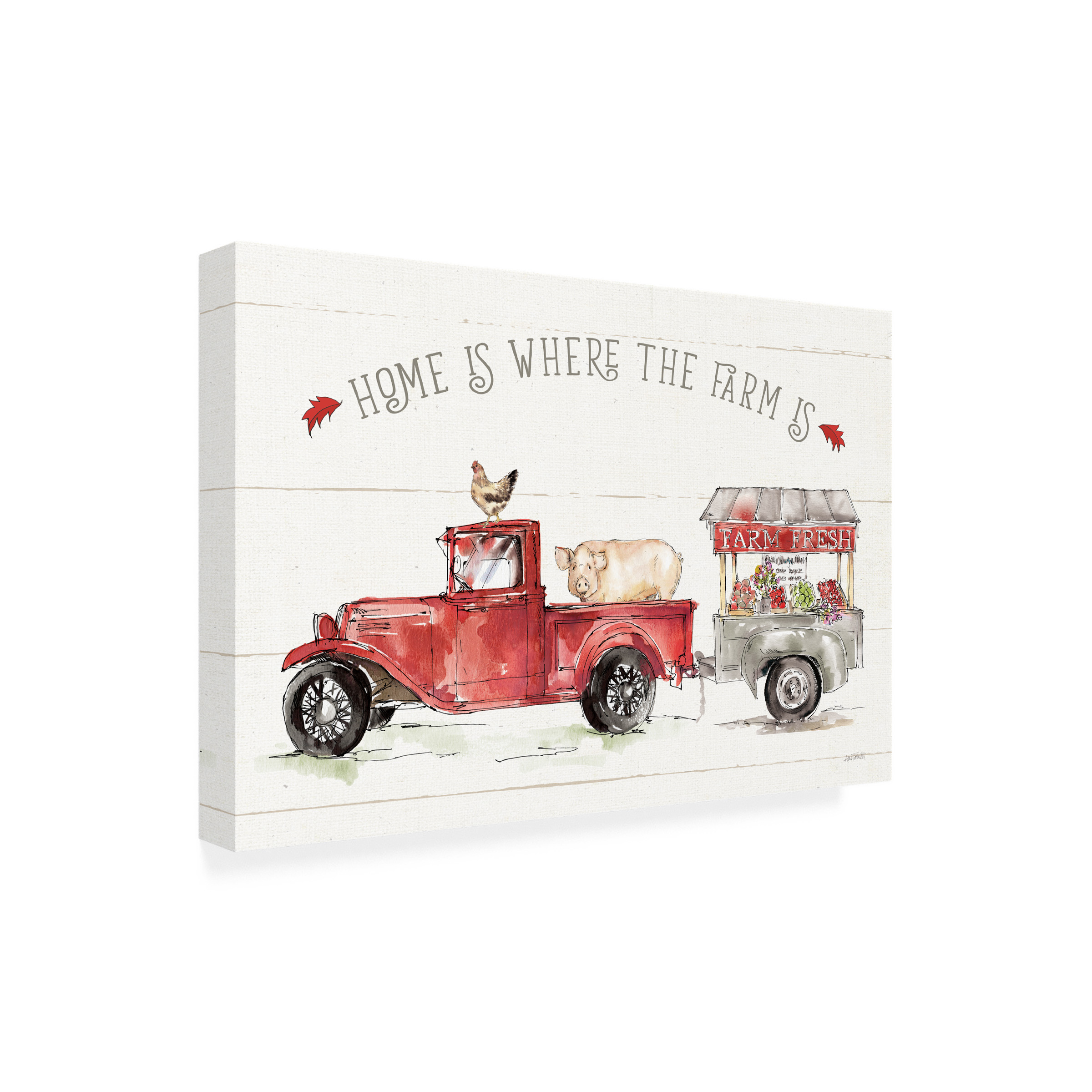 Trademark Fine Art 'Country Life I' Canvas Art by Anne Tavoletti