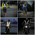thumbnail image 4 of Chaleco Reflectante Ajustable para Correr y Andar en Bicicleta - Color Rojo Brillante, Alta Visibilidad para Actividades Nocturnas, 4 of 6
