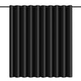 thumbnail image 7 of ANMINY 2 Pcs Blackout Curtain Panels Solid Color Space Room Divider Screen Partition Fabric, 84"x100", Black, 7 of 7