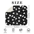 thumbnail image 4 of Spooky Halloween Ghosts Pattern Dish Drying Mat for Kitchen 1 Pack, Ultra Absorbent Microfiber Dishes Drainer Mats,16x18in(41x46cm), 4 of 6