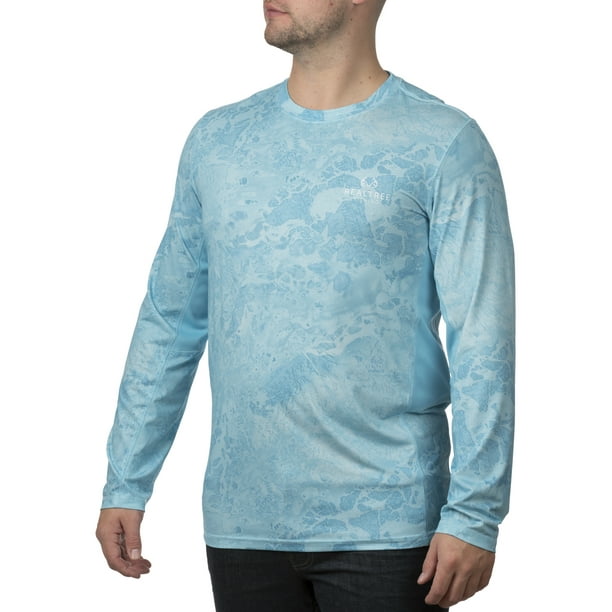 Realtree Wav3 Men's Long Sleeve Performance Fishing Tee
