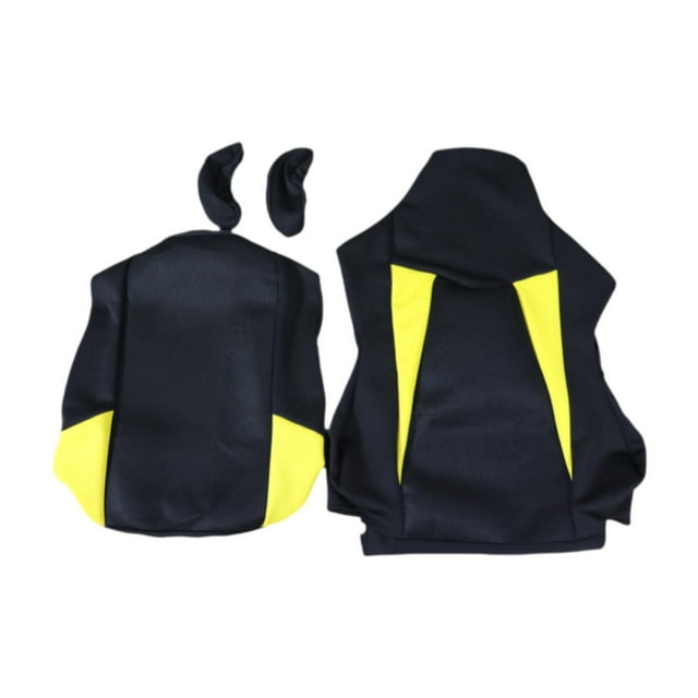 DOLITY Gaming Chair Covers Slipcovers Protector,Stretchable Computer Office Chair Cover for Desk Chairs,Reclining Race Gaming Chairs Black Yellow