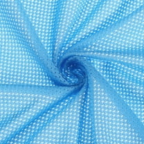 Uxcell 62inch Mesh Fabric Slightly Stretchy for Backpack Pocket and Straps, Netting Clothes, Netting Bags, Sky Blue 1 Yard