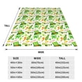 thumbnail image 3 of Rateoe St. Patrick's day Print Fuzzy Fleece Throw Blanket Extra Large,Super Soft,Fluffy and Warm Blankets for Couch,Bed,All Season Use-60"x50", 3 of 7