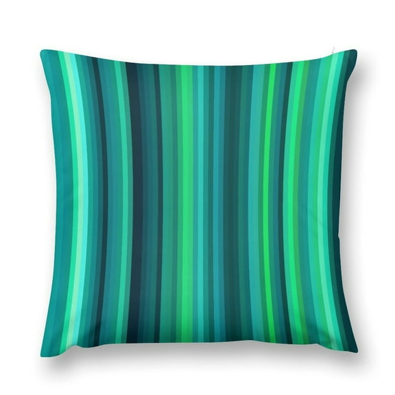 2PCS 3D Abstract Lines Throw Pillow Cover, 18 X 18 Inch Holiday Party Cushion Case Decoration for Sofa Couch