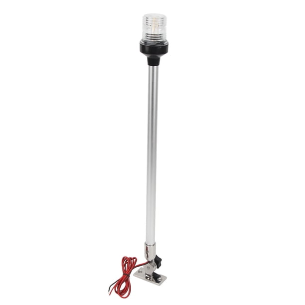 Luz De Popa Para Barcos, Luz De Ancla LED, Mástil De Popa De Proa, Base De Acero Inoxidable 316, 33 LED, 360 Grados, De 12 A 24 V, Varilla De Aluminio Para Yates Marinos