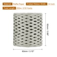 thumbnail image 2 of Uxcell Raffia Paper Craft Ribbon, 1/4 Inch 218 Yards Raffia String Packing Paper Twine, Grey, 2 of 6