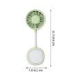 thumbnail image 3 of Clip On Mini Fan,Dual Purpose Magnetic and Clamp Base Enables Flexible Multi Spot Fixation,Rechargeable Three Speed Portable Cooling Fan for Youngster Desk Bedside and Outdoor Stroller Cooling, 3 of 6
