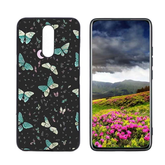 Butterflies-Witchy-Goth-Cottagecore-Forest-4 Phone Case, Degined for LG K40 Case Men Women, Flexible Silicone Shockproof Case for LG K40