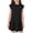 Black, variant on ITSAME Dress for Girls, Ruffle Crewneck Loose Fit Summer Fashion Casual Comfortable Dress Black 5T