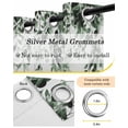 thumbnail image 5 of Green Eucalyptus Blackout Curtains 96 Inch Length 2 Panels Set, Weeping Botanical Leaf Watercolor Full Shading Curtains for Windows, Blackout Curtains for Bedroom Living Room 52"x96", 5 of 8