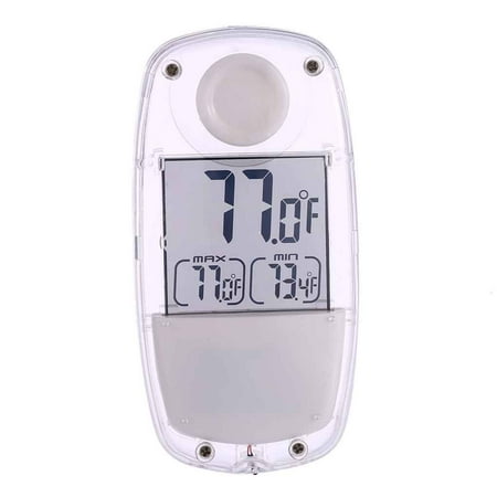 Solar Lcd Digital Window Thermometer Suction Cup Temperature Solar Lcd Digital Window Thermometer Suction Cup Temperature Meter Weather Station For Indoor Home Car