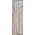 thumbnail image 2 of Aizza Trends Hand Made Hand Braided Natural Jute and Denim Floor Runner Rug | Floor Rug | Table Runner Rug, 2 of 5