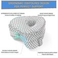 thumbnail image 4 of Heart Shaped Orthopedic Sleeping Pillow For Legs Wedge Cushion With Knee Support Sciatica Pads Body Cushion, 4 of 5