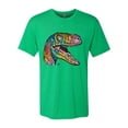 thumbnail image 3 of Wild Bobby, Dean Russo Raptor Animal Lover Mens Premium Tri Blend T-Shirt, Envy, XX-Large, 3 of 6