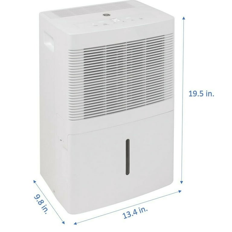 General Electric 20 Pint Portable Dehumidifier with Drain White