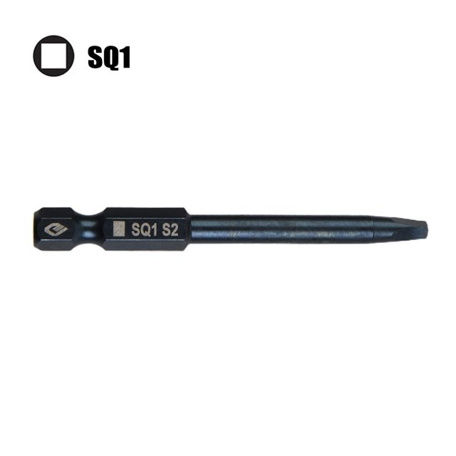 MYG 65mm SQ0 SQ1 SQ2 Square Head Screwdriver Bits Set Hex Shank Magnetic Screwdriver