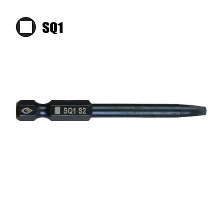 

BAMILL 65mm SQ0 SQ1 SQ2 Square Head Screwdriver Bits Set Hex Shank Magnetic Screwdriver