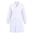 thumbnail image 4 of Neewe Women's Plain Maternity Solid Color Long Sleeve Turn-down Collar Work Clothes Nurse Clothes(s-3XL), 4 of 7