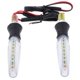 thumbnail image 1 of Plásticos Moto Señal Flujo de trasera LED Luces diurnas Amarillo + blanco Cola Tira de luz LED para motocicleta, 1 of 8