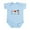 Sky Blue, variant on CafePress - Peace Love Yoga Infant Bodysuit - Baby Light Bodysuit, Size Newborn - 24 Months
