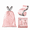 Pink, variant on Small Drawstring Trash Bags, 100 Count Leak-Proof Tear-Resistant Garbage Bags for Bathroom, Bedroom, Office & Wastebaskets