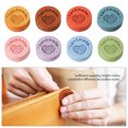 thumbnail image 2 of SHISUYAN Assorted Color Handmade Labels with Microfiber Leather Material 40 Pcs Soft Durable Clear Patterns, 2 of 8