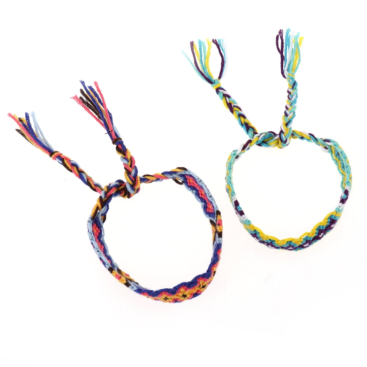 7pcs Hand woven Hippie Style Braided Thread Friendship Bracelets Wrist Ankle Bracelets Walmart