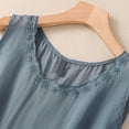 thumbnail image 4 of Womens Cotton Linen Tank Tops V Neck Casual Cami Sleeveless Blouses Basic Shirt Summer Clothes Fashion Outfits, 4 of 7