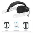 thumbnail image 2 of VR Accessories Enhanced Improve Comfortable VR Headband Head Strap Replacement Head Support BLACK, 2 of 5