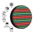 thumbnail image 4 of Cauagu Mexican Leopard Serape Blanket Stripes Print Travel Luggage Cover,Travel Dust-proof Suitcase Cover Softside Suitcase Protector for 18-32inch,Not Included Suitcase-17 inch, 4 of 6