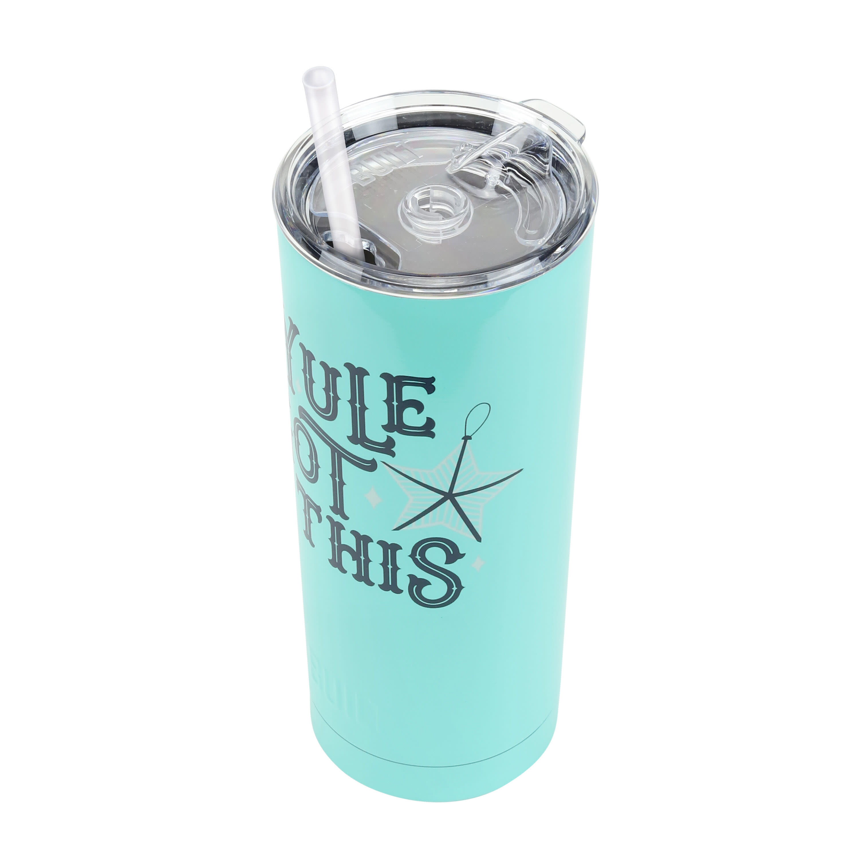 Built Holiday Tumbler with Straw 20oz Stainless Steel Teal
