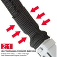 thumbnail image 2 of Heat Shrinkable Braided Sleeving 2:1 Ratio- Abrasion Protection Flexibility Wiring Harness Cable Sheath, 2 of 8