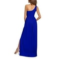 thumbnail image 3 of QUNYINEY Evening Gown Wedding Dresses for Women One Shoulder Blue Sleeveless Formal Long Dresses Prom Elegant Slim Fit Dresses, 3 of 7