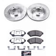 thumbnail image 3 of PowerStop Front Z26 Street Warrior Carbon-Fiber Ceramic Brake Pad and Drilled and Slotted Rotor Kit Fits: BUICK CADILLAC CHEVROLET OLDSMOBILE PONTIAC Select Models K1542-26, 3 of 9