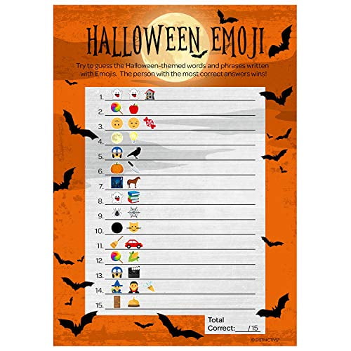 Halloween Party Emoji Game - 25 Players | Walmart Canada