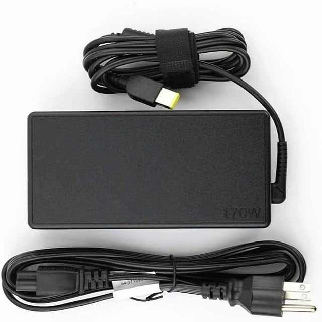 wonima11 170W Square Yellow Tip Charger for Lenovo Gaming LOQ 15ARP9 15APH8 82XT 83JC Laptop Power Supply Adapter Cord
