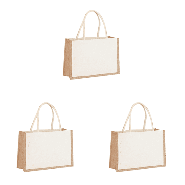Bolso Compras Arpillera Organizador Almacenamiento Comestibles Reutilizable (S)