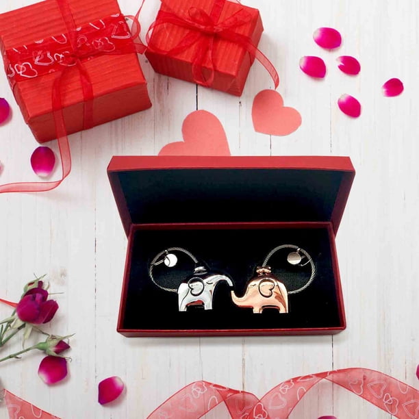 Juego de 2 llaveros redondos de acero inoxidable | Regalo divertido de San Valentín y Navidad para él, esposo o novio | Llavero resistente a la corrosión con mensaje alentador | Ideal para