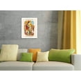 thumbnail image 4 of India - Elephant Carriage (Howdah) - France - Vintage Airline Travel Poster by Georges Beuville c.1950s - Bamboo Fine Art 290gsm Paper (Unframed) 12x16in, 4 of 4
